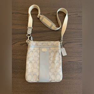 Coach canvas crossbody